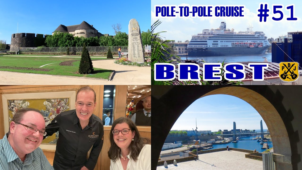 Brest, France - Food & History City Walking Tour, Jacques Torres Dinner - HAL Pole-To-Pole Cruise