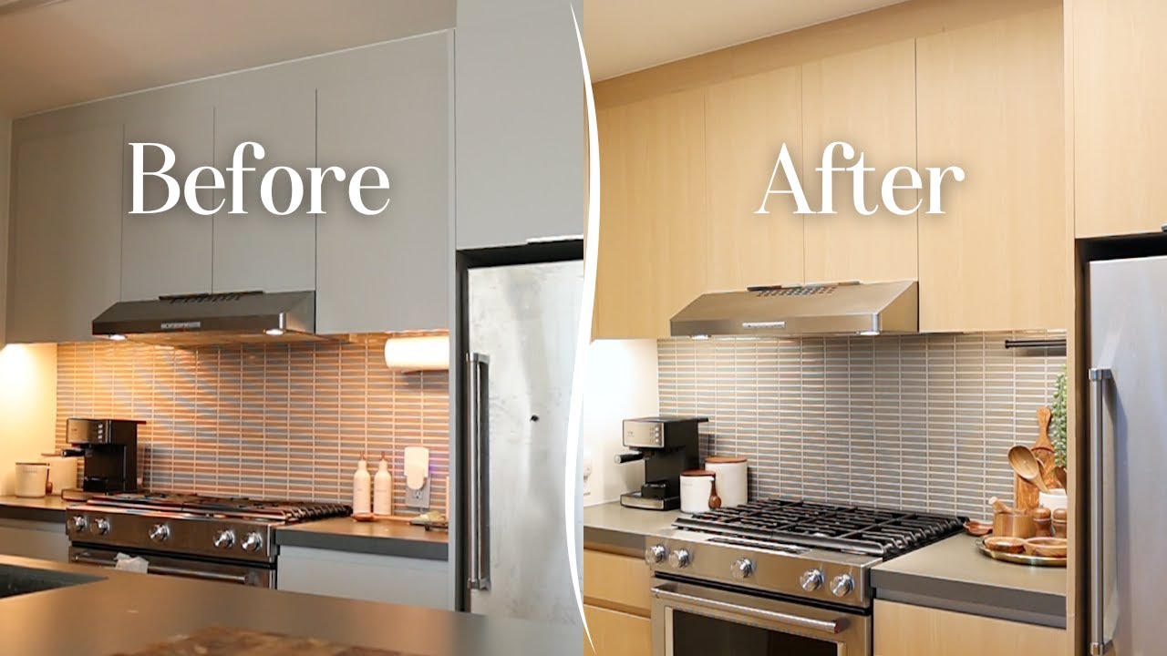 Extreme kitchen transformation only using PEEL & STICK