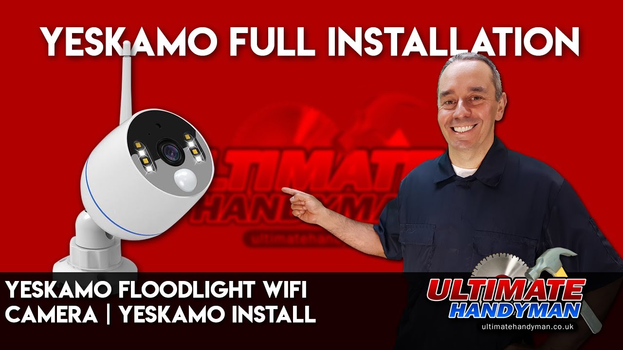Yeskamo Floodlight WIFI Camera | Yeskamo install