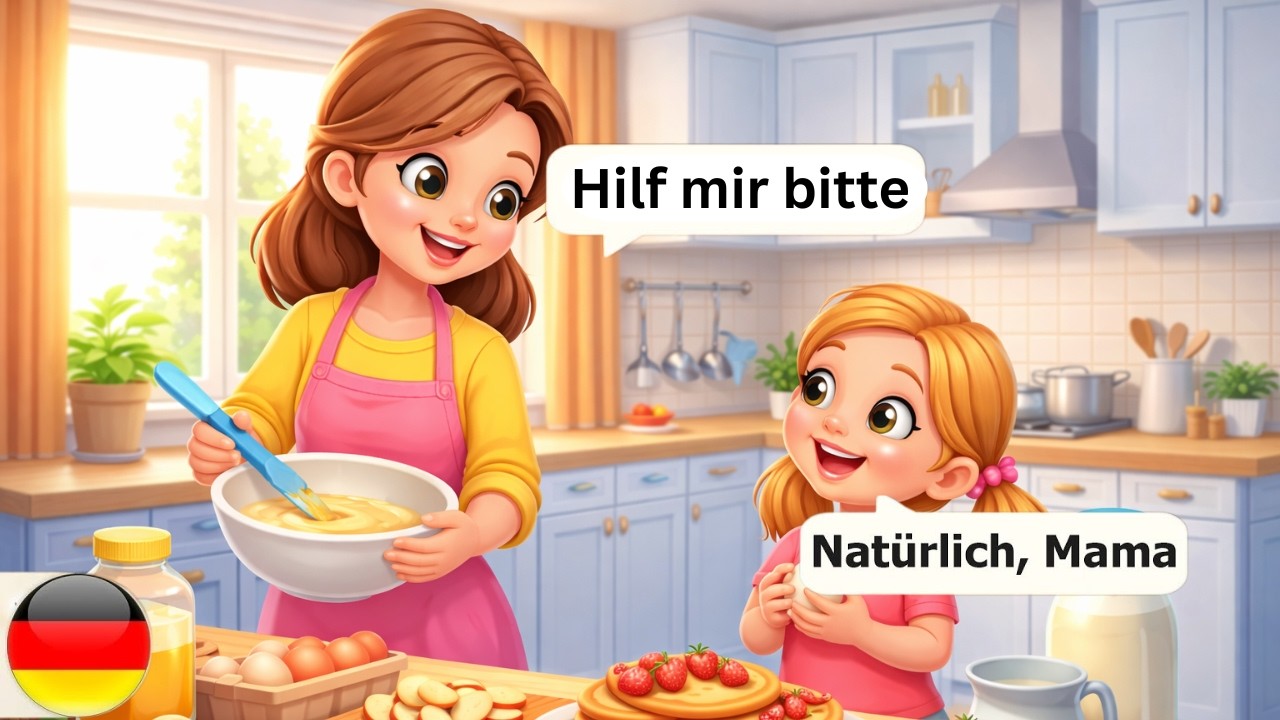 10 Minutes of Real German Conversations | Family Scenes for Beginners