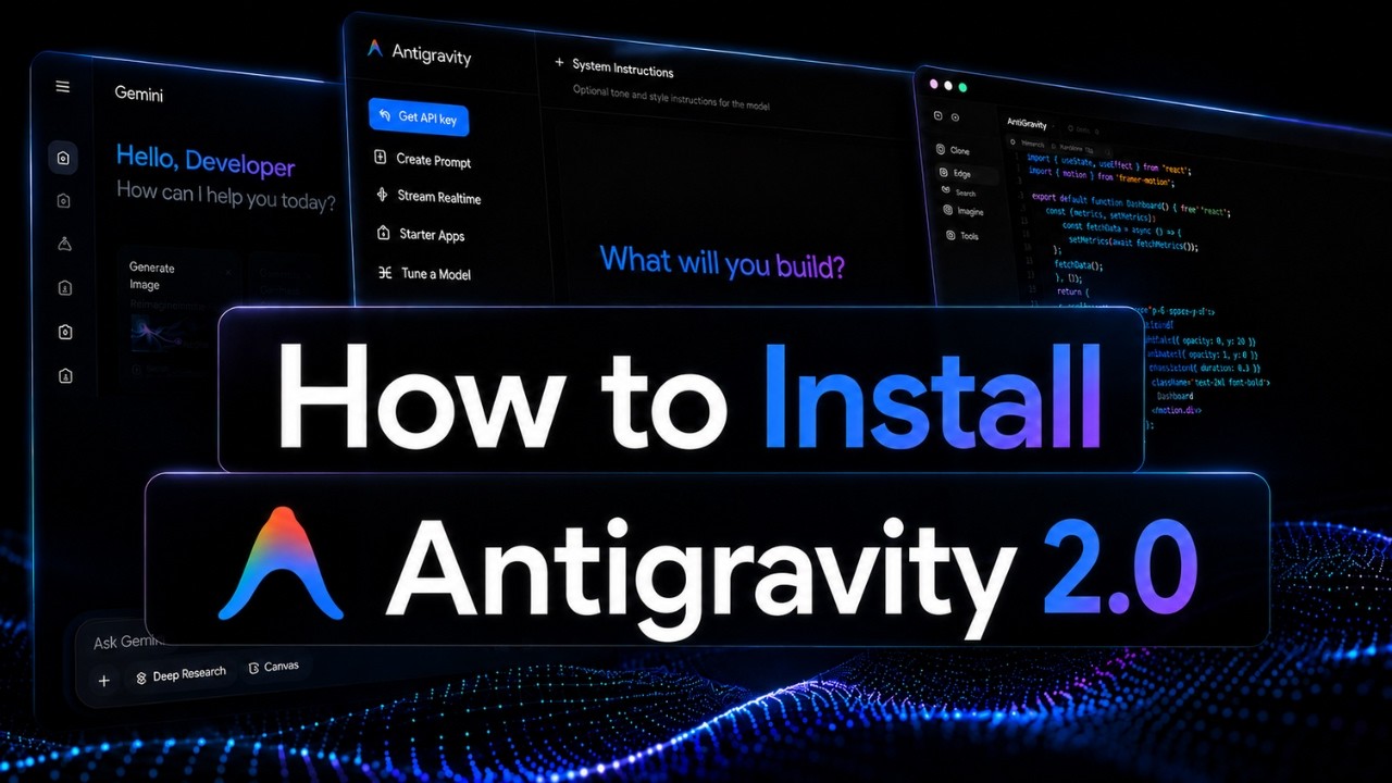 Jak pobrać i zainstalować Google Antigravity 2.0 na Windows 10/11