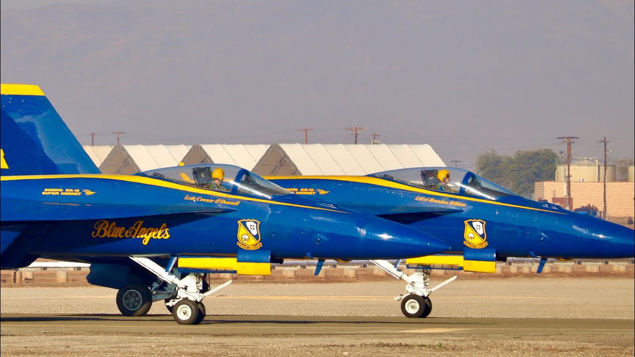Blue Angel Afternoon Saturday Over the Field Flight at NAF El Centro