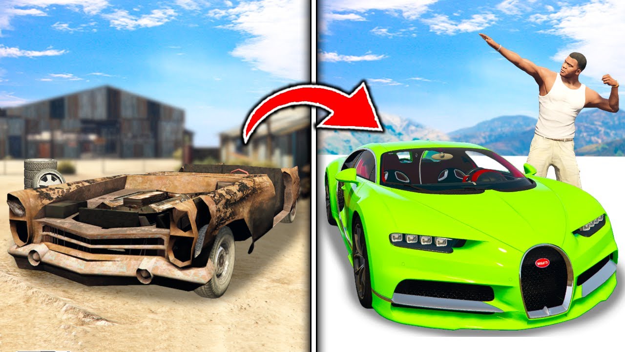 Mejorando COCHE de $1 a $10.000.000 en GTA 5