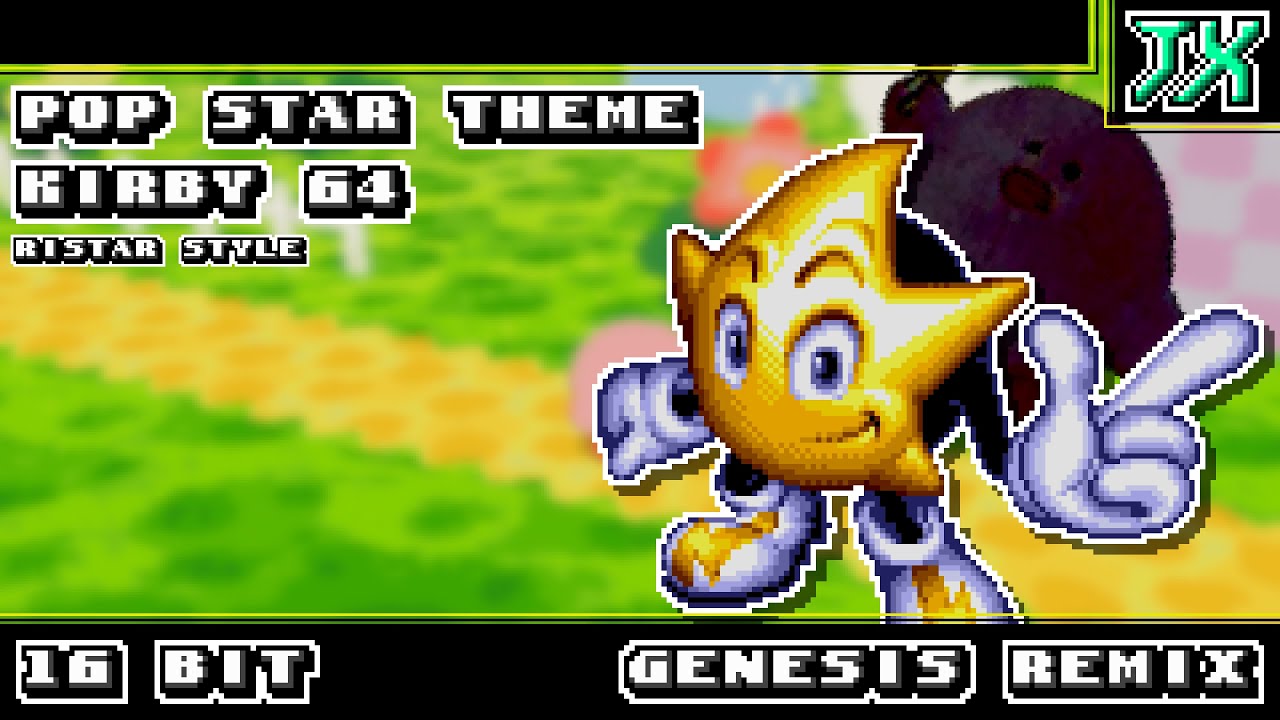 [16-Bit;Genesis]Pop Star Theme - Kirby 64 The Crystal Shards【Ristar Style】