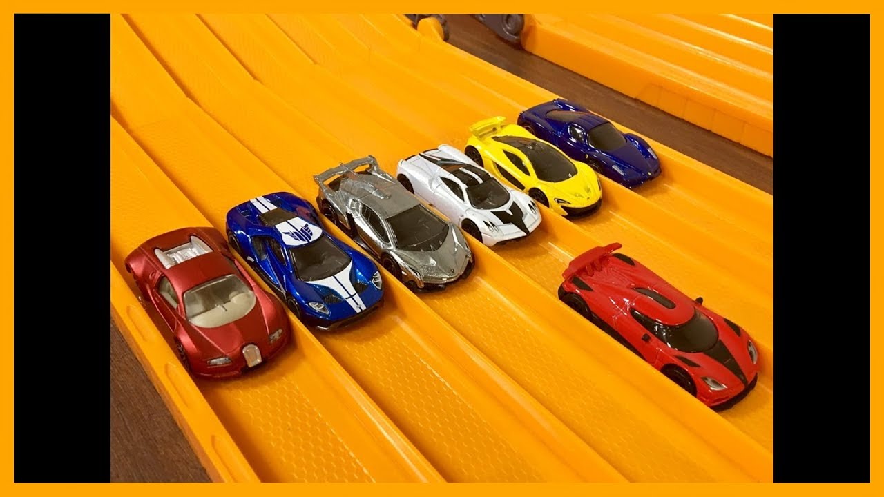 Koenigsegg Agera R vs 6 Hypercar Exotics - Hot Wheels