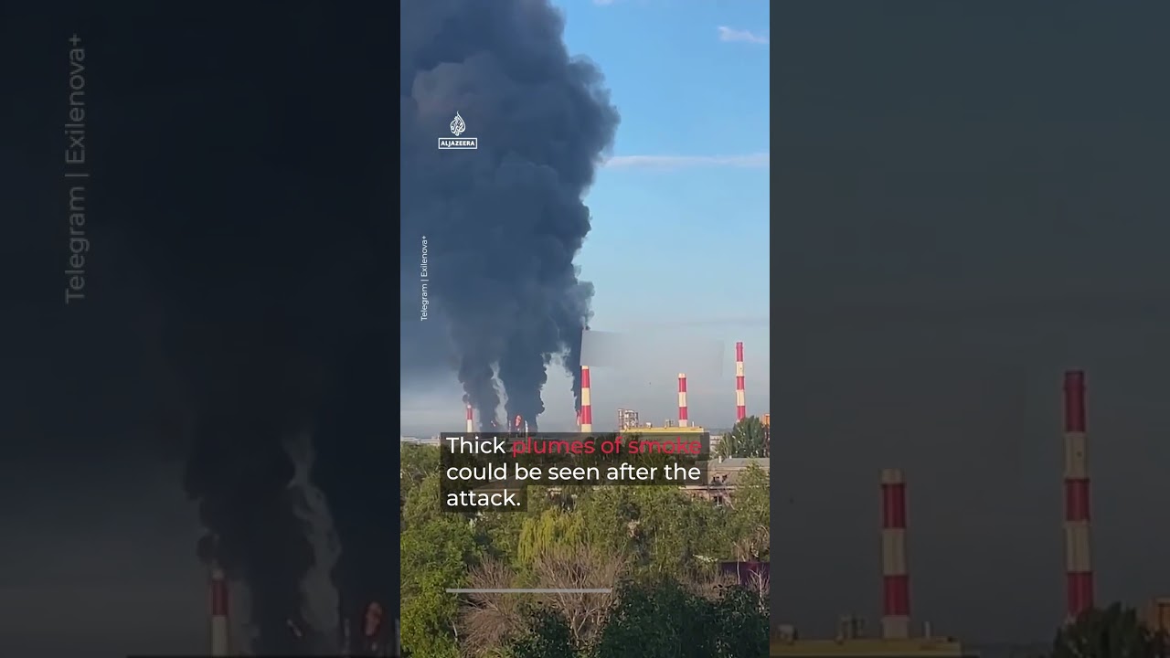 Ukraine-made &lsquo;Flamingo&rsquo; missile hits target 900 km inside Russia | AJ #shorts