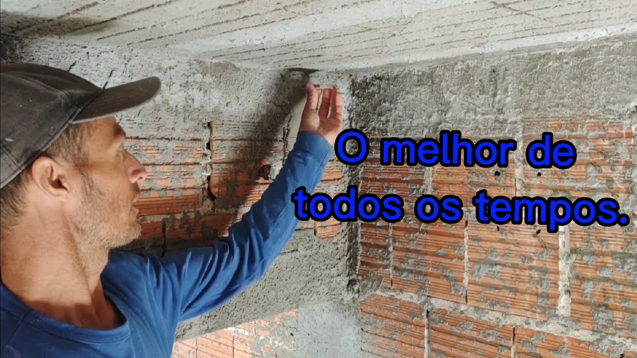 Aprenda a MELHOR forma de rebocar teto em nível.