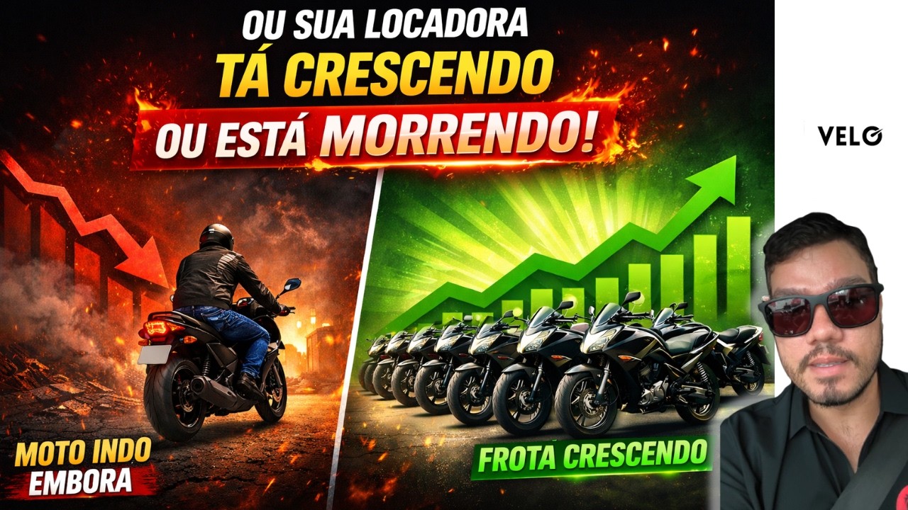 CRESCE OU SOME NO ALUGUEL DE MOTOS