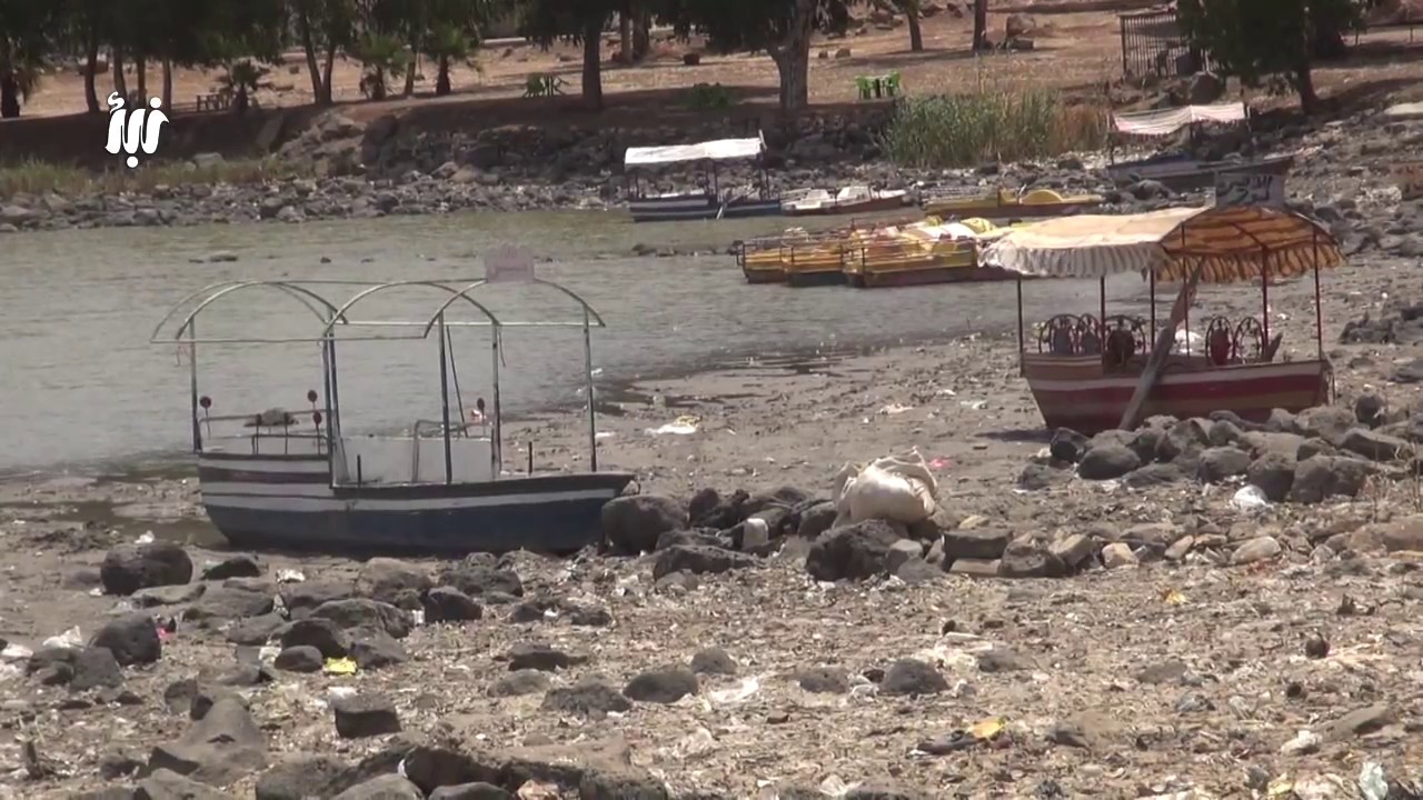 كيف بدت بحيرة المزيريب بدرعا بعد أن جفت مياهها بسبب تصرفات المزارعين الجائرة