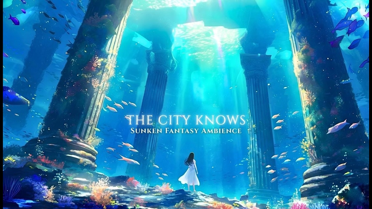 The Sunken City Remembers Her | Fantasy Celtic Ambient (Harp & Ocean Light)