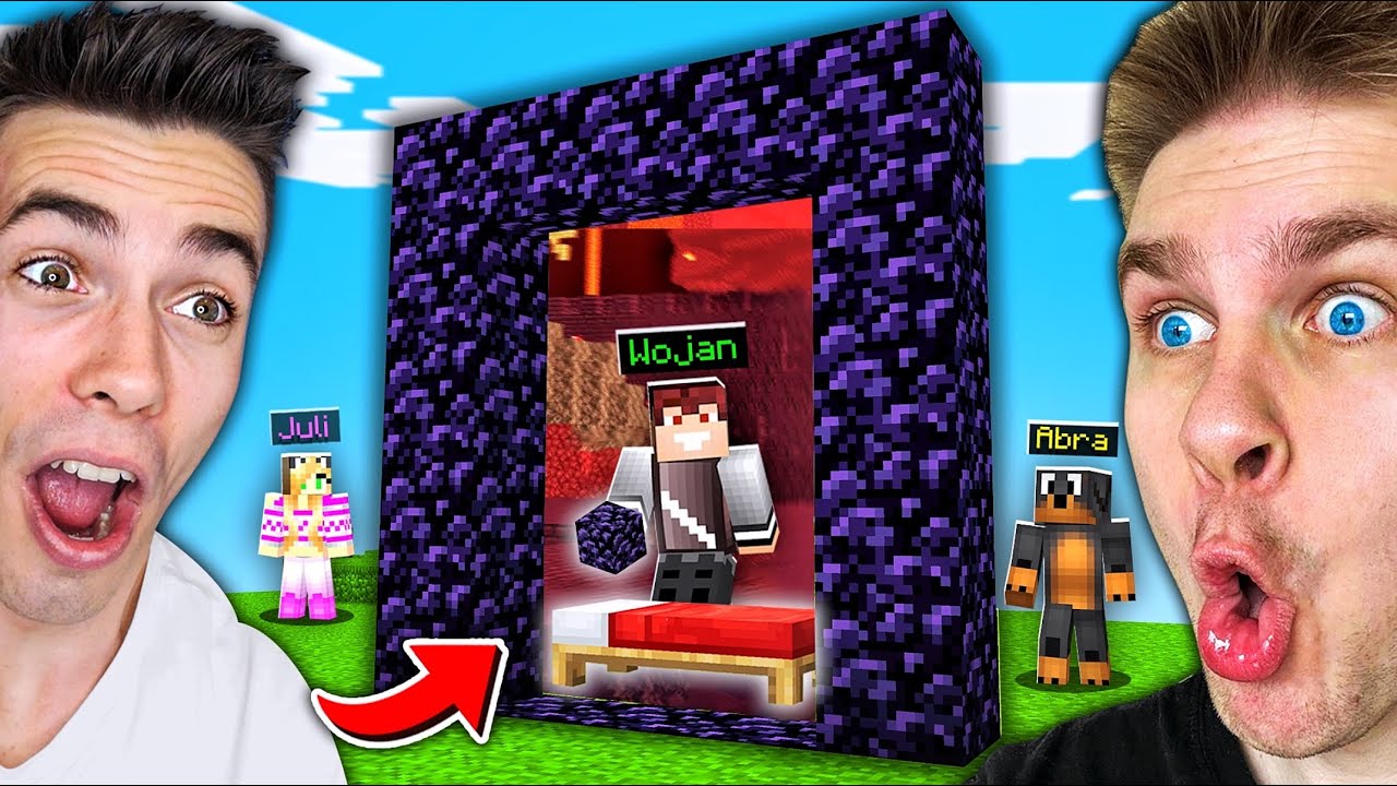 WOJAN ⚠️ SCHOWAŁ ŁÓŻKO *pod PODŁOGĄ* 🚫 WYSPY na BED WARS 🛏️ z MOJĄ DZIEWCZYNĄ 👧 w Minecraft! 😱