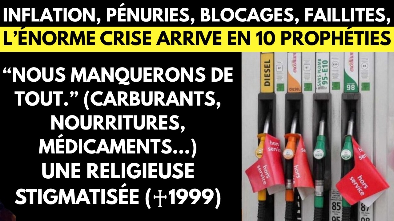 Guerre au Moyen-Orient et Fin des Temps: bient&ocirc;t les p&eacute;nuries, blocages, faillites en 10 proph&eacute;ties.