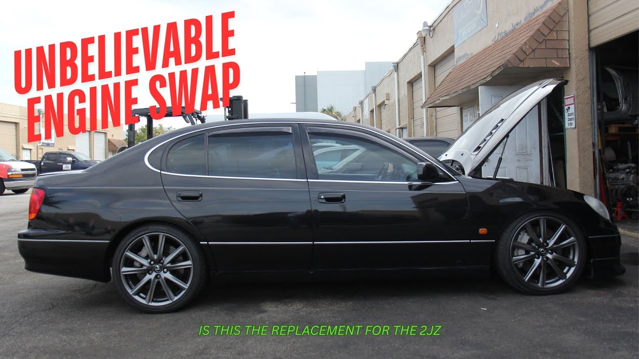 THE WORLD FIRST AND ONLY GS LEXUS WITH THIS ENGINE SWAP (MUST WATCH)!!!!