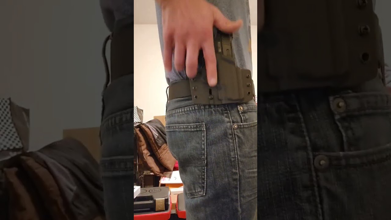 CONCEALED CARRY OWB HOLSTER FOR SHIELD!!!