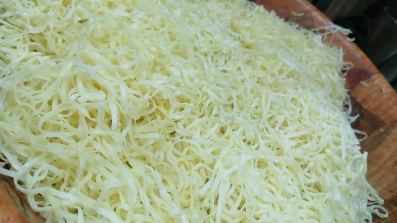 طريقة صنع الرشتة في البيت👌خطوة بخطوةمشروع مربح لربات البيوت🤑