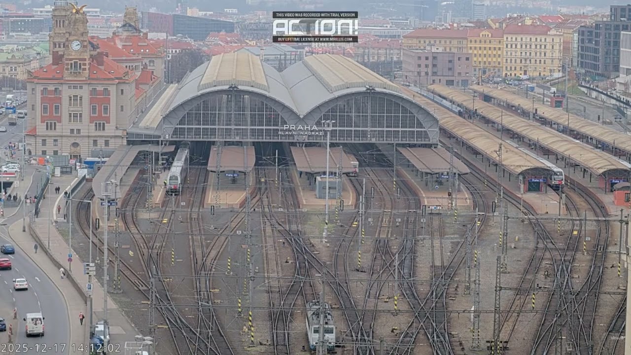 Hlášení Praha hlavní nádraží - Zrušení vlaku IC 536 a EC 335, 17.12.2025 [INISS 2]