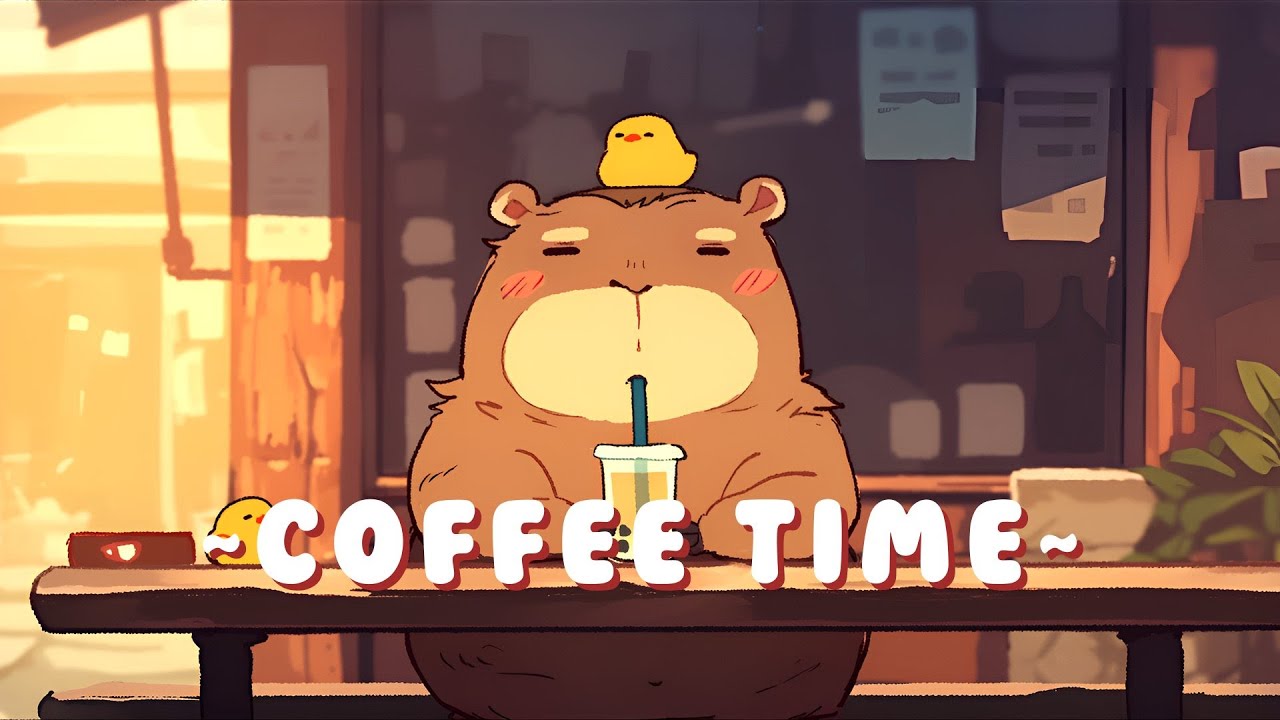Capybara Beats & Lofi | Cozy Beats for Relaxation 🎵 💫