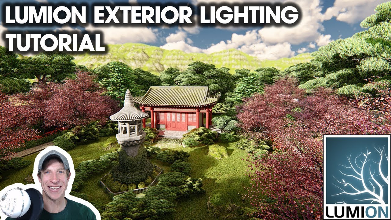 Getting Started Rendering in Lumion (EP 7) - EXTERIOR LIGHTING SETTINGS Tutorial