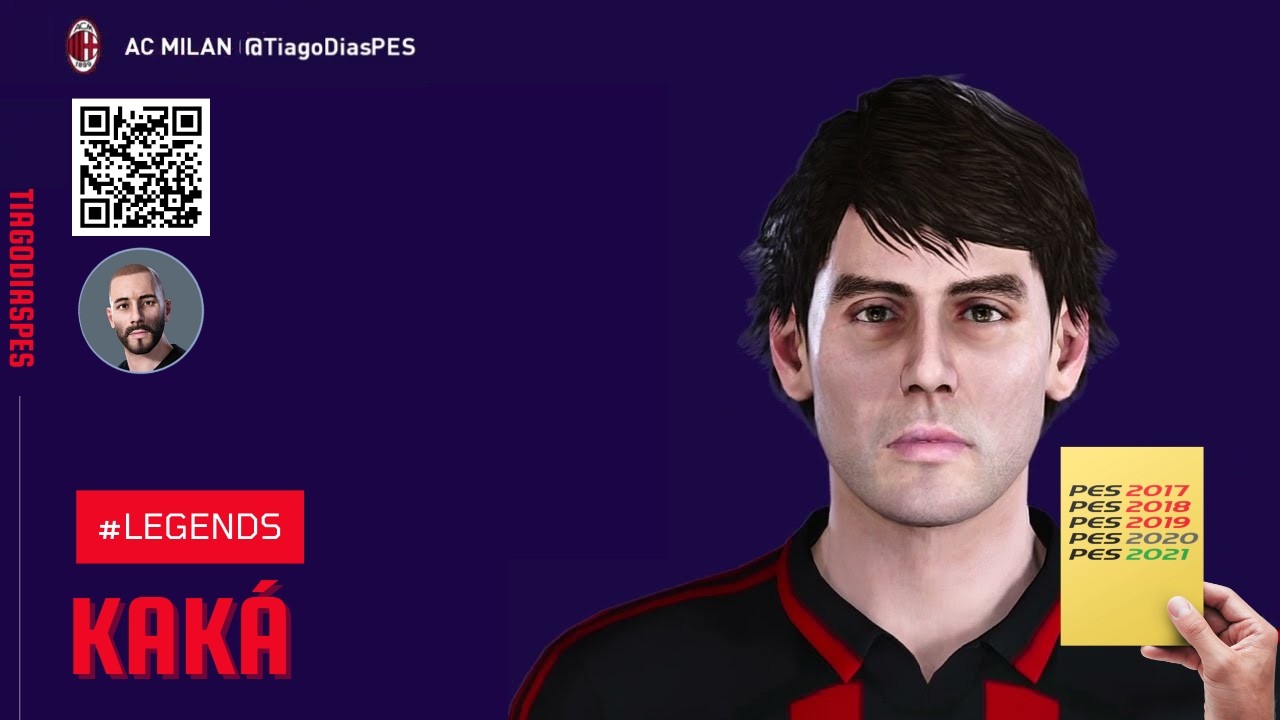 Kaka @TiagoDiasPES (AC Milan, São Paulo, Real Madrid) Face + Stats | Donation: @nonnogol