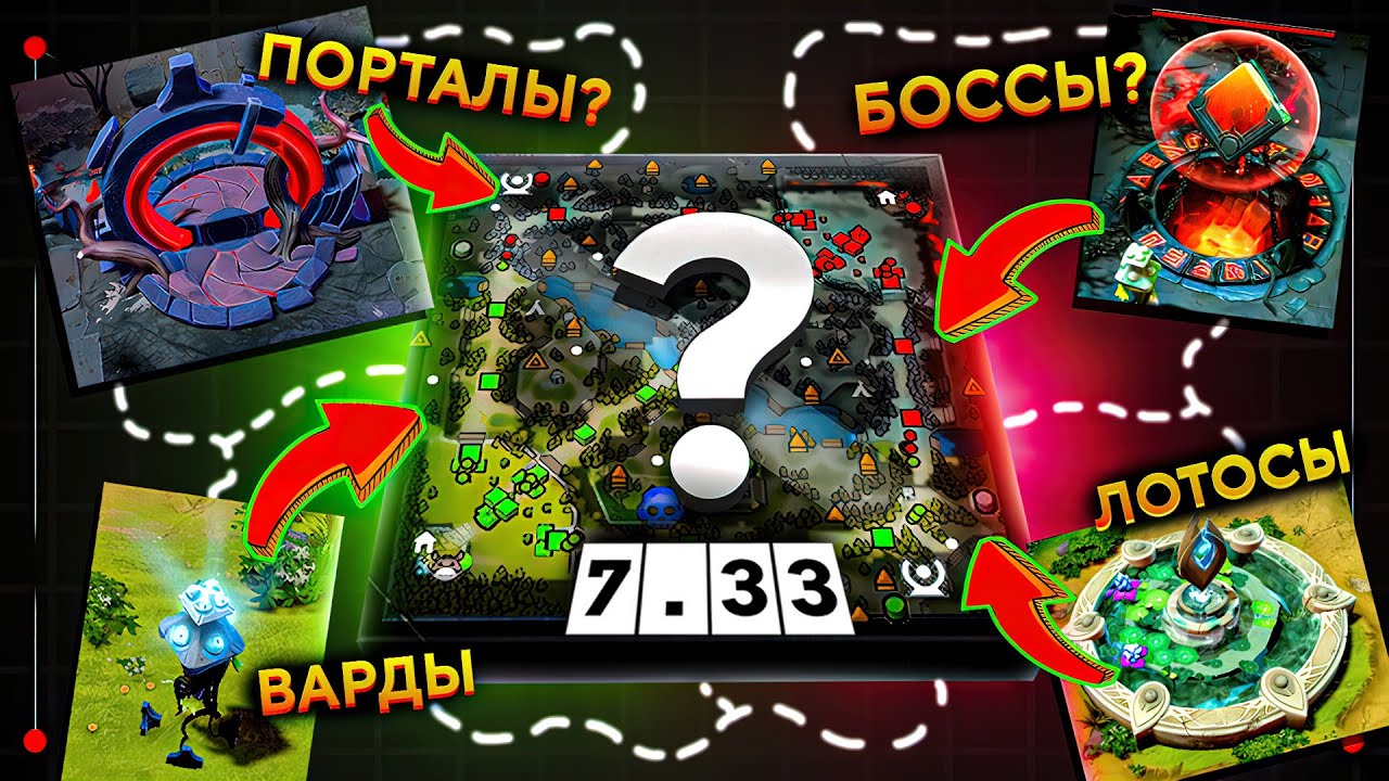 ВСЁ, ЧТО НУЖНО ЗНАТЬ О НОВОЙ КАРТЕ! ГЛАВНЫЕ ИЗМЕНЕНИЯ КАРТЫ DOTA 2 7.33