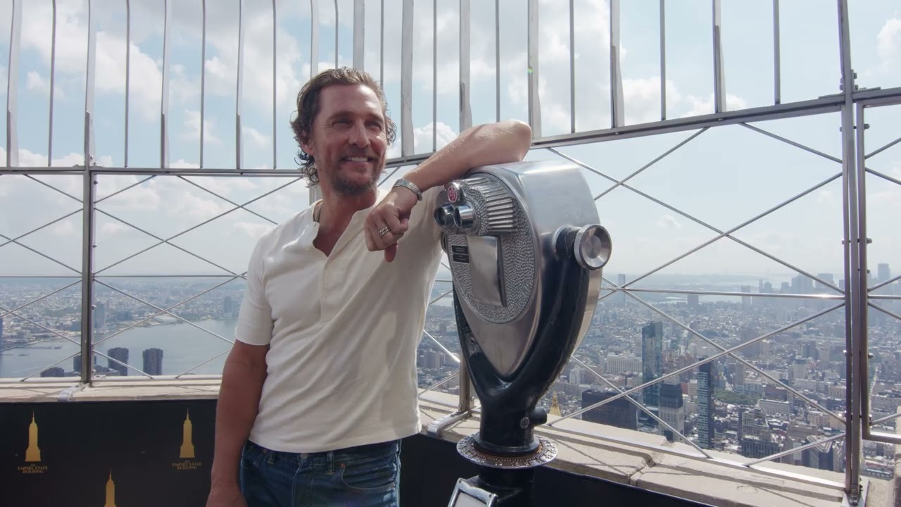 Matthew McConaughey lights the Empire State Building