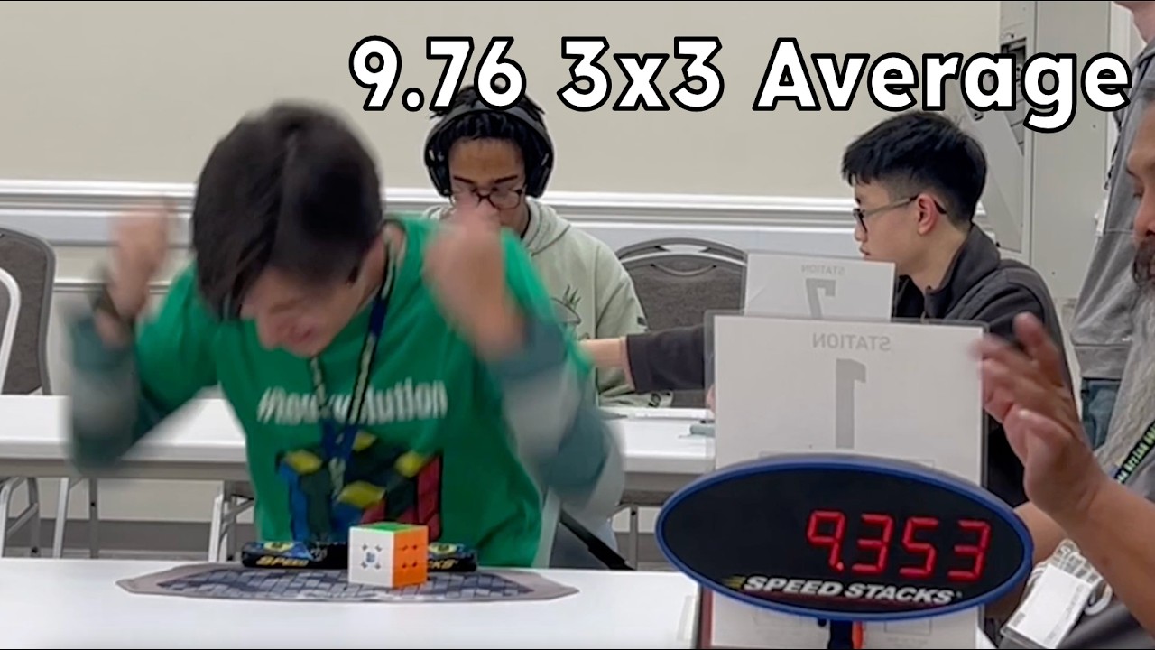 9.76 Official 3x3 Average With Roux [Sowega Spring 2025]
