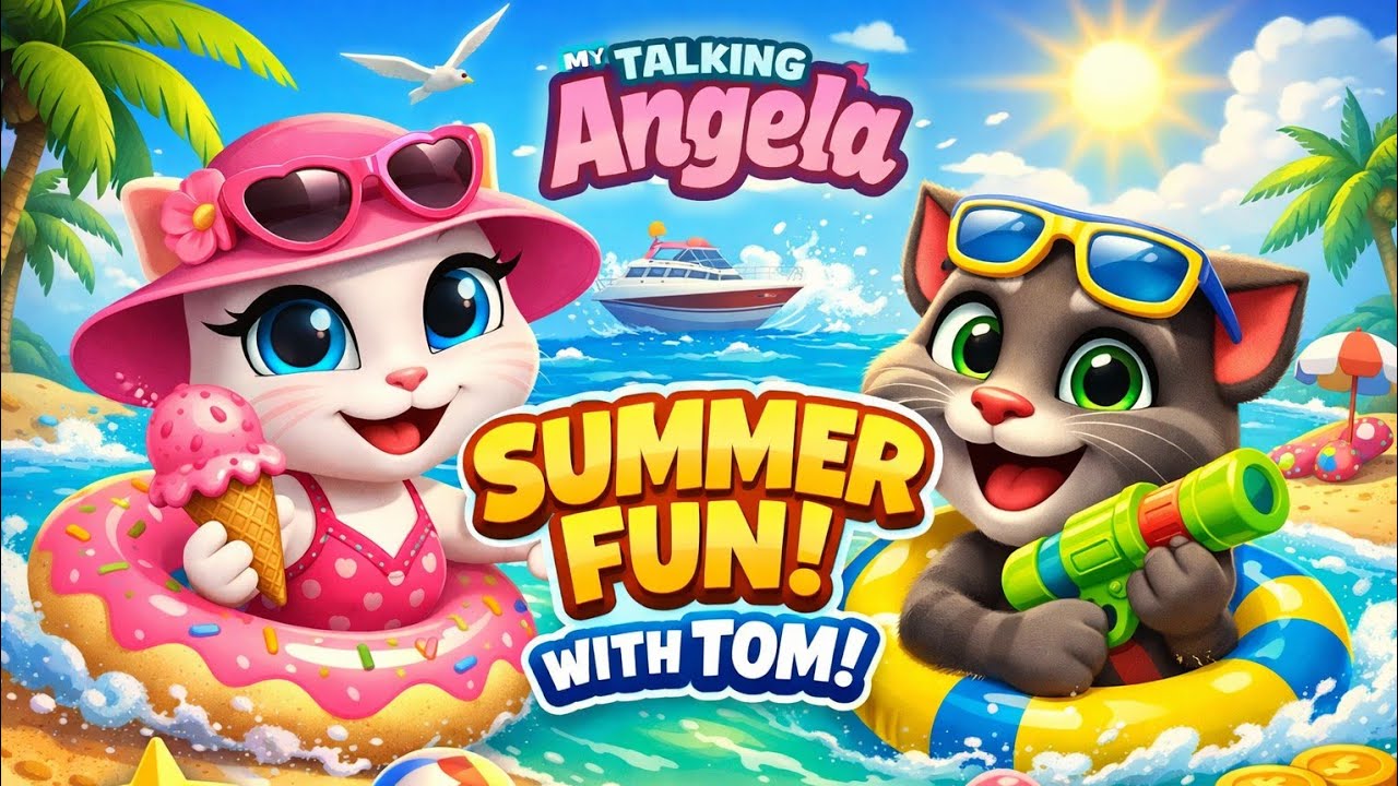 summer 🌞🏝️ fun with My talking angel 😇💞 season 02 all episode 😮😯❣️💕💞💕💕🤩🥰😍🥰😍