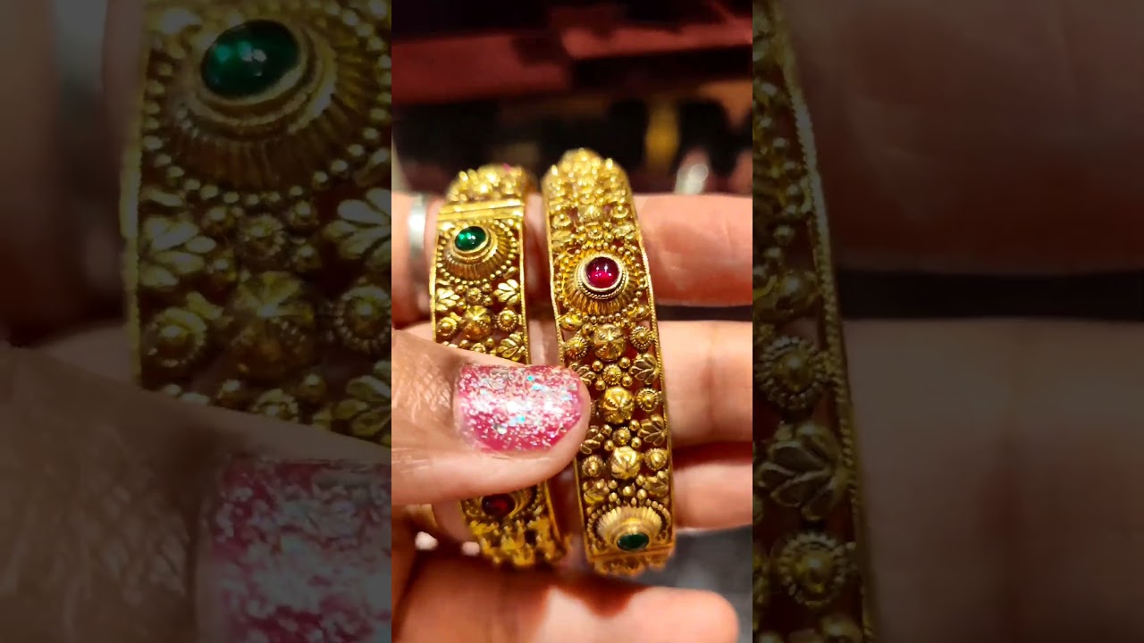Tanishq Gold Bangles with price  part-2 | Tanishq latest jewellery #tanishq #youtubeshorts #shorts