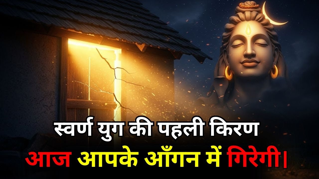 महादेव का गुप्त संकेत: आज आपके आँगन में स्वर्ण युग की पहली किरण गिरेगी। | mahadevmessage