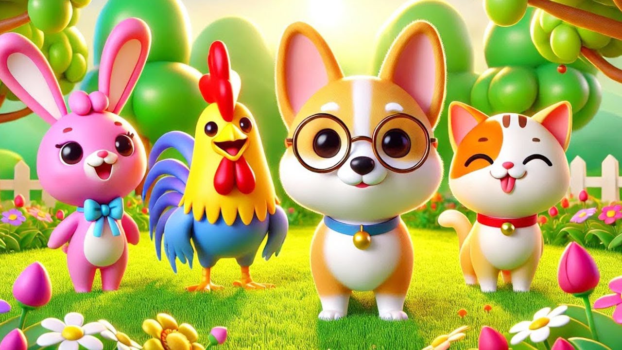 BÀI HÁT TIẾNG VIỆT HOT NHẤT: Chú Cún Con, Con Gà Trống - Nhạc Thiếu Nhi Vui Nhộn Cho Em Bé
