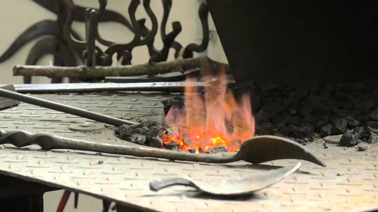 Fer à modeler. Stage de forge, Initiation 1ère partie