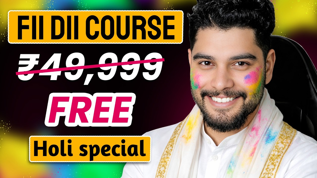 I Never Shared These 3 FII-DII Rules&hellip; Today I Am Breaking It (Holi Special)