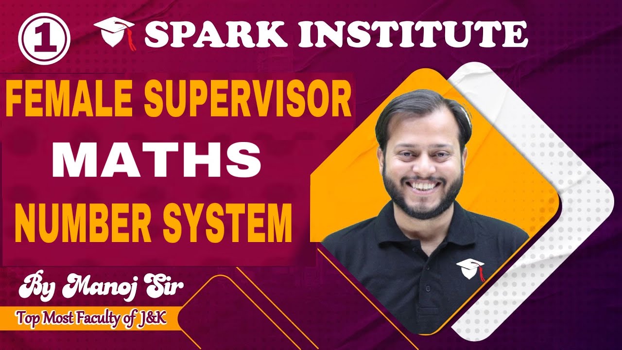 Number System Maths For Female Supervisor JKSSB Exam