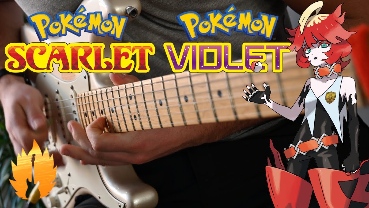 Pokémon Scarlet & Violet OST Guitar Cover - Team Star Boss Battle Theme (Mela)