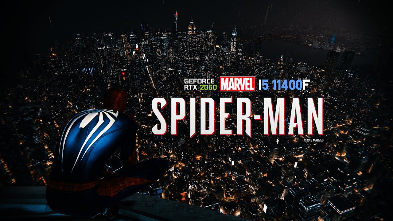 Marvel's Spider-Man Remastered PC - New York at Night - Free Roam 1440p60