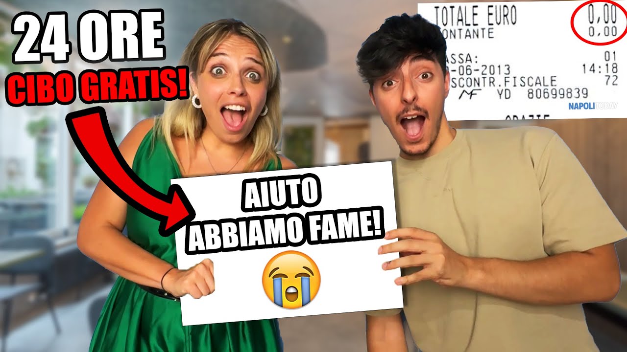 MANGIAMO *GRATIS* PER 24 ORE! CI SIAMO RIUSCITI!