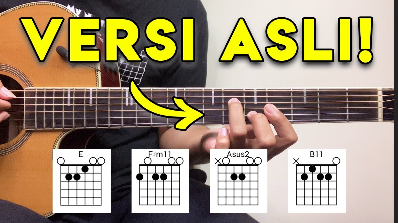 Tutorial Gitar (MONOKROM - TULUS) VERSI ASLI!