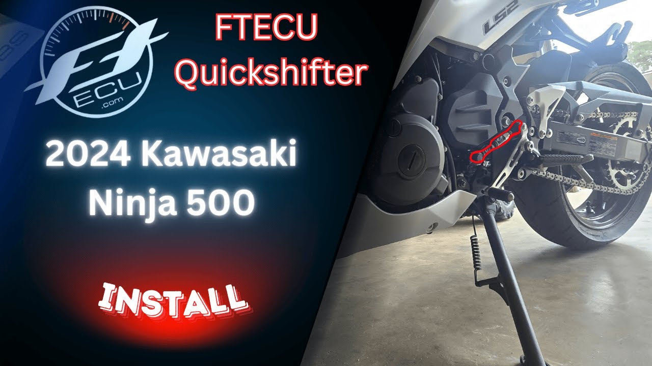 Kawasaki Ninja 500 2024 года | Установка квикшифтера FTECU