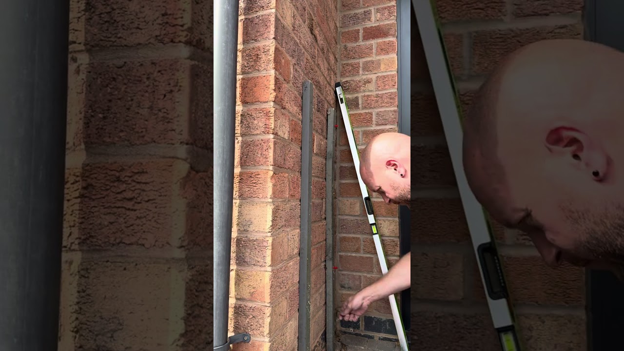 Parcel storage box won’t fit against brick wall solution 🤙🏻