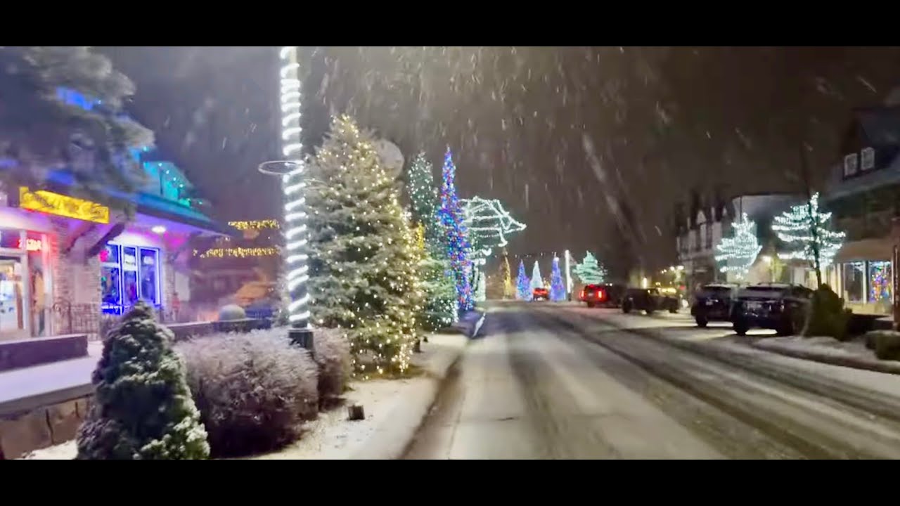 🔴ПРЯМАЯ ТРАНСЛЯЦИЯ ❄️Прогулка по снегу в деревне Биг-Беар, Калифорния❄️Наконец-то идет снег, друз...