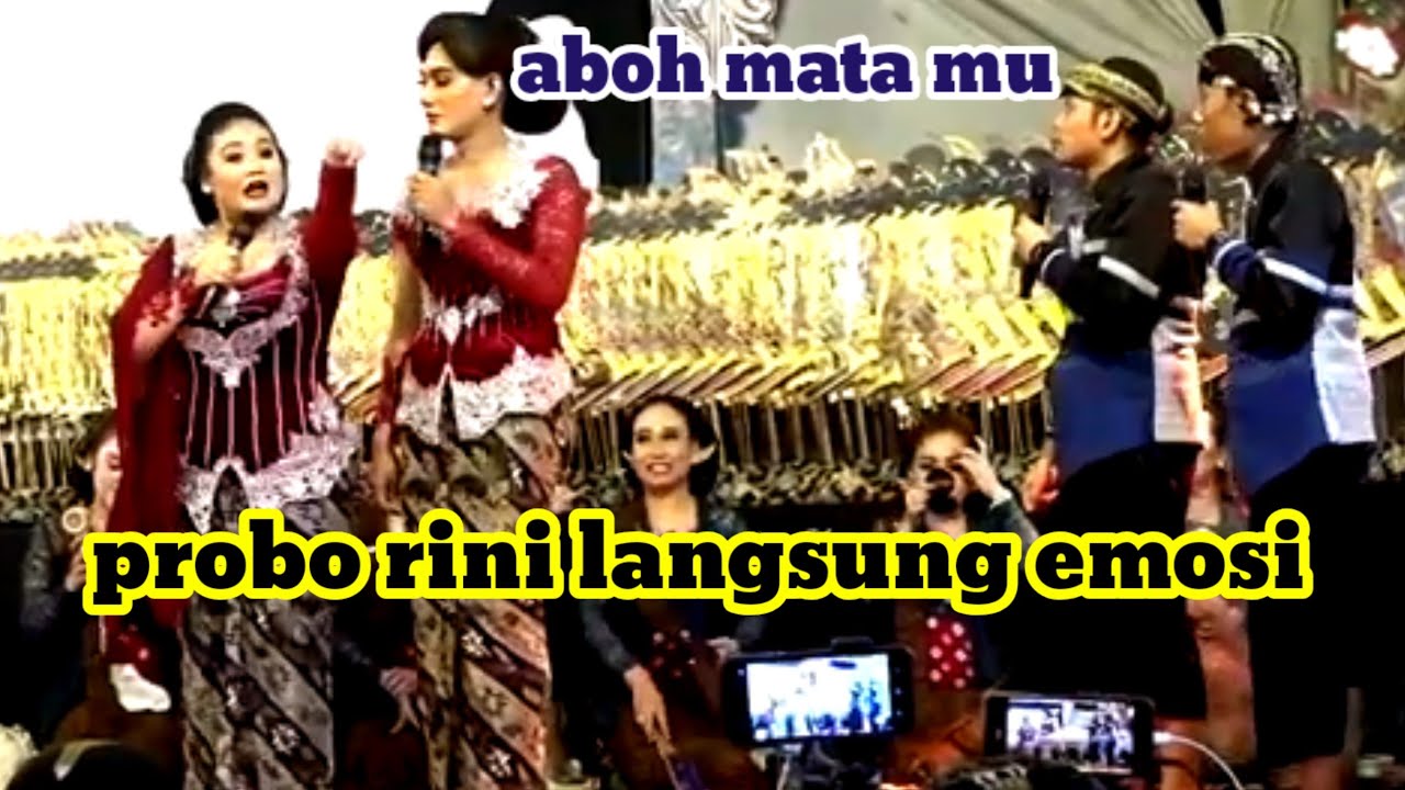 Aboh matamu. Probo rini langsung emosi. Di ilokne awake gedi. 