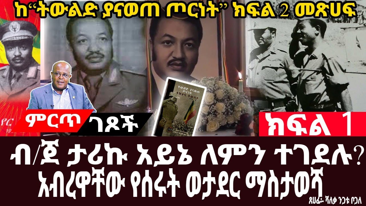 ጀነራሉ ለምን ተገደሉ?||ከብ/ጀ ታሪኩ አይኔ ጋር ለአመታት የሰሩት መኮንን እማኝነት||ክፍል 1||ጸሀፊ፡-ሻለቃ ንጋቱ ቦጋለ