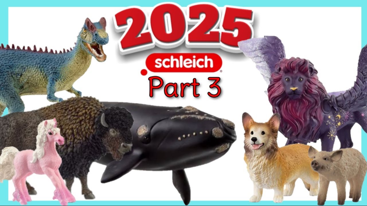 Schleich 2025 (Part 3: Wild Life, Dinosaurs, Bayala & ELDRADOR)