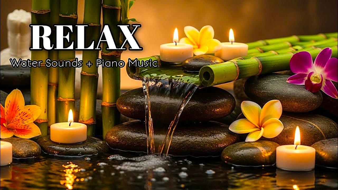 Negative Energy Cleanse 🌿Relaxing Music with Water Sounds for Healing & Massage soothing music sleep