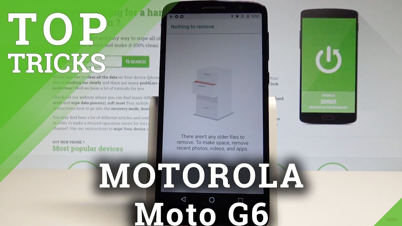 Топ трюков MOTOROLA Moto G6 - Крутые функции / Расширенные настройки / Советы |HardReset.Info
