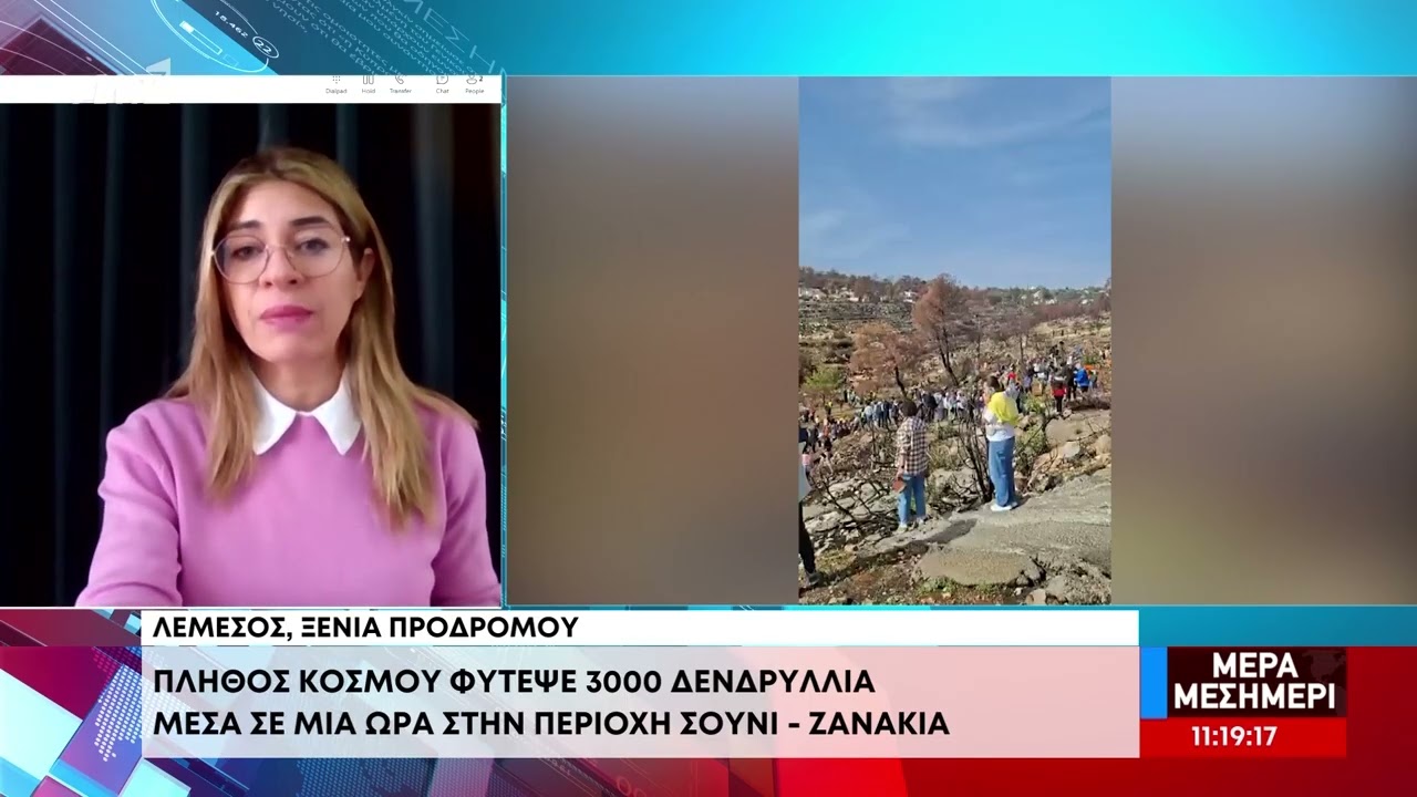 Πλήθος κόσμου φύτεψε 3000 δενδρύλλια μέσα σε μια ώρα στην περιοχή Σούνι - Ζανακιά