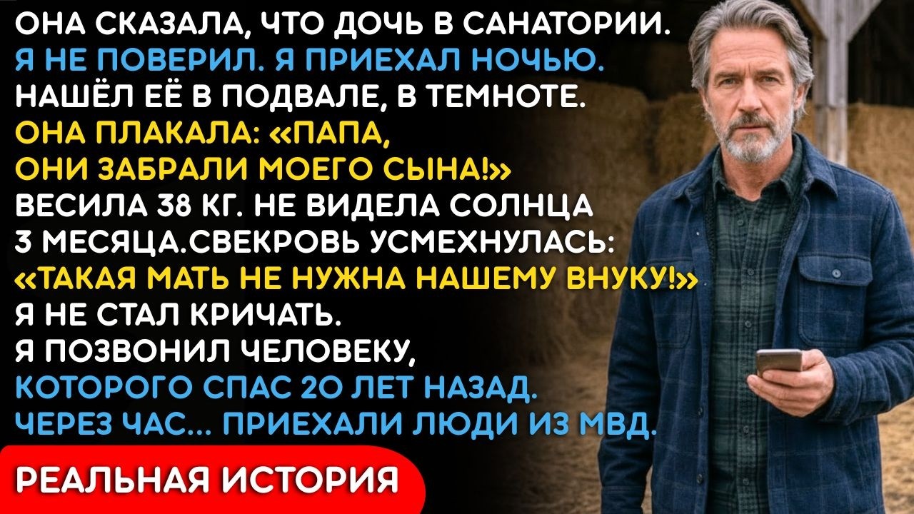 Дочь Пропала После Родов. Я Нашёл Её В Подвале, Запертой Собственным Мужем...