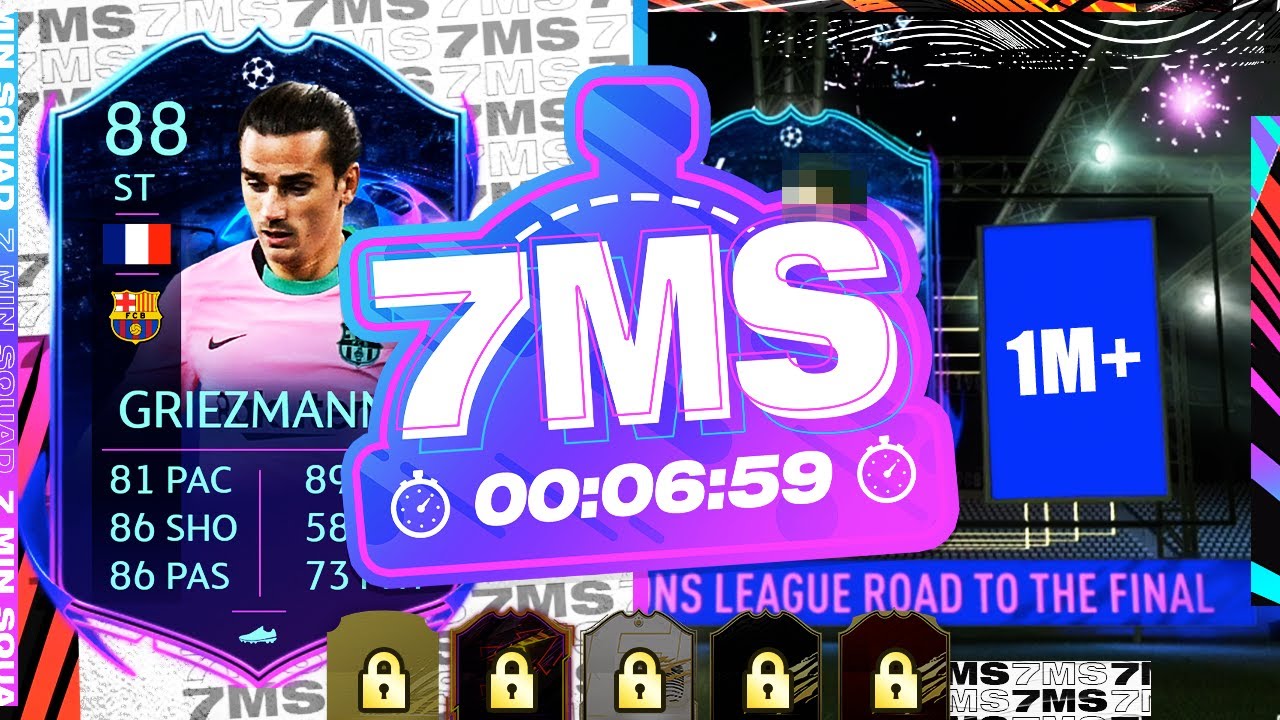 1 MILLION COIN + RTTF PACK PULL!! 88 GRIEZMANN 7 MINUTE SQUAD BUILDER - FIFA 21 ULTIMATE TEAM