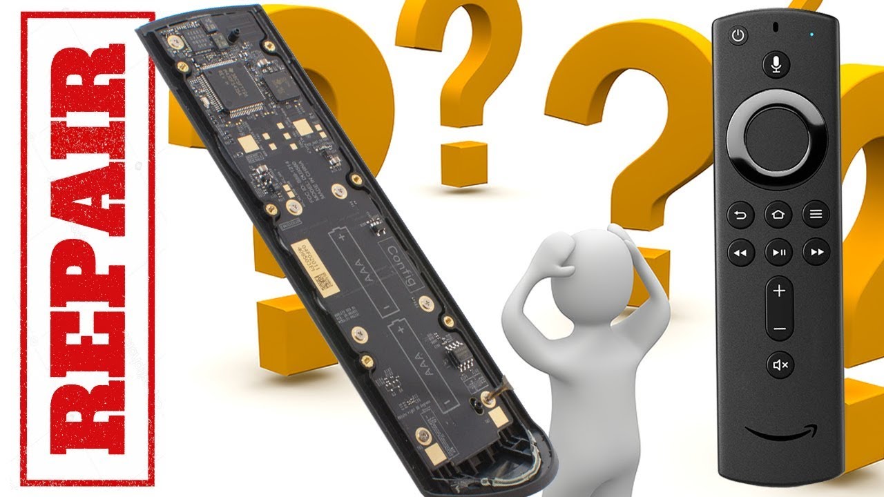 Fire Stick TV Remote REPAIR Intermittent Operation or Pairing Fails!