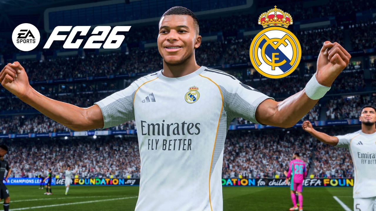 ФК 26 - Реал Мадрид против Манчестер Сити | Лига чемпионов УЕФА 25/26 Полный матч